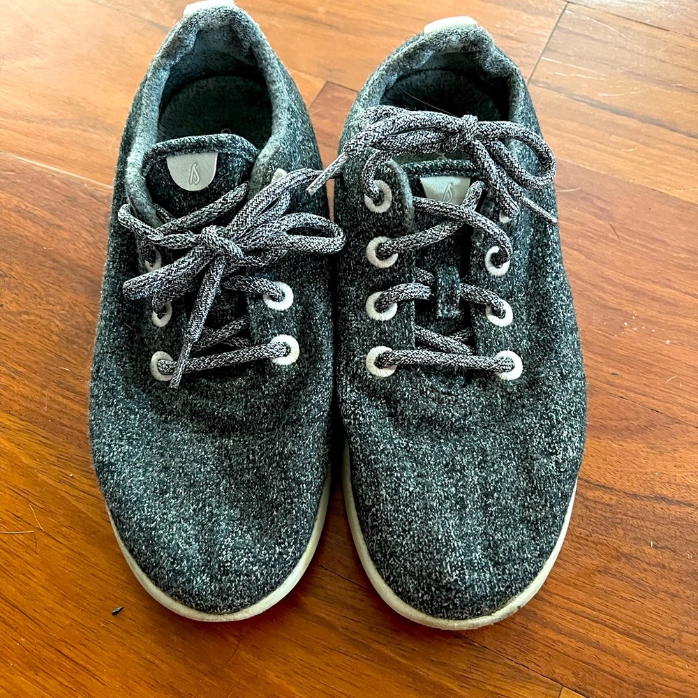Grey Wool All Birds. Size 9.
